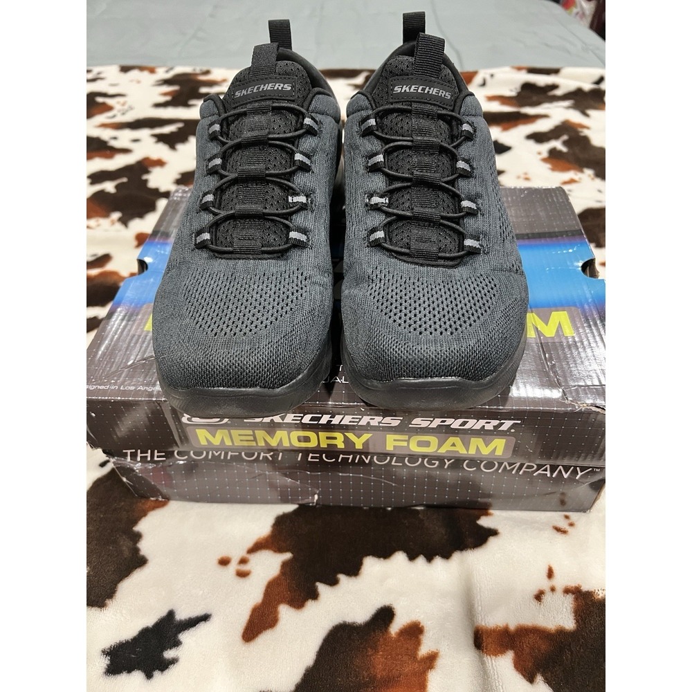 Skechers Summits Louvin Men's Slip-On Sneakers, Black, Size 10